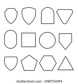 line art Premium Styled designer frame and shapes vector Designers Collection
