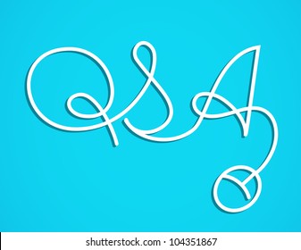 pregunta y respuesta de línea de arte