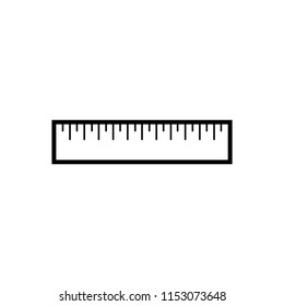 Line Art Ruler Icon Vector Stock Vector (Royalty Free) 1153073648 ...