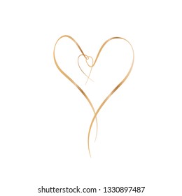 Line art sacral geometry curved contour circle alchemy symbol icon in modern style. Can be used for fluent design poster, electronic music technology cover, flyer, logo, t-shirt print.