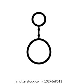 Line art sacral geometry gradient circle alchemy symbol icon in modern style. Can be used for fluent design poster, electronic music technology cover, flyer, logo, t-shirt print.
