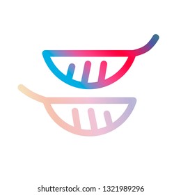Line art sacral geometry shaman feather icon in modern style. Can be used for fluent design poster, electronic music technology cover, flyer, logo.
