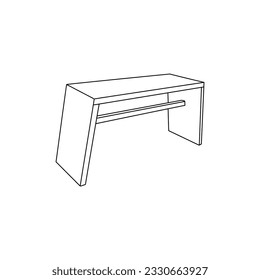 line art Seat icon design template, vector symbol, sign, outline illustration.