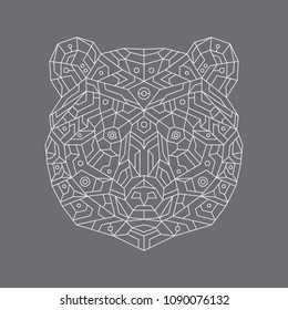 Line Art Sheep Head