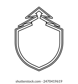 The Line Art of Shield Vintage