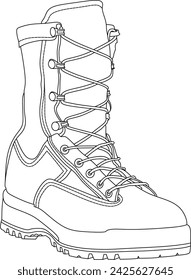 line art shoes, for coloring books or to illustrate your products.