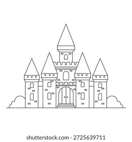 The Line Art of Side Castle