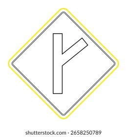 The Line Art of Side Road (Diagonal)