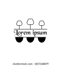 Line Art Simple Tree Logo Company Vector Design Great for Any Businesses/Companies/Projects/Purposes Niche
