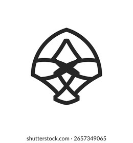 line art skull vector silhouette