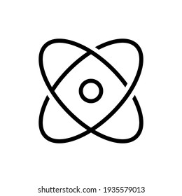 line art star circle movement icon, simple symbol pictogram