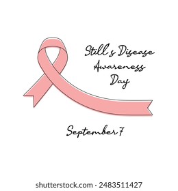 line art of Stills Disease Awareness Day good for Stills Disease Awareness Day celebrate. line art.