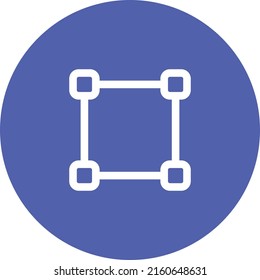 line art stroke style design icon of image transform