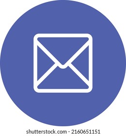 Strichstil-Design-Symbol für E-Mail-Senden-Symbol