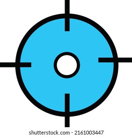 Icono de marketing de destino con estilo de salto de línea diseñado 