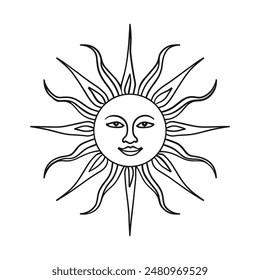 Estilo de icono de Vector de diseño solar