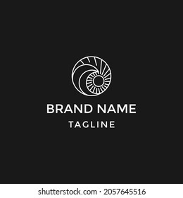 diseño de imagen vectorial con logotipo de olas y de surf de línea, club de surf de california diseño mínimo