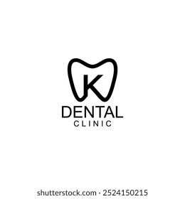 Logotipo dos dentes da ARTE DA LINHA; Logotipo dos dentes da marca do dente da carta moderno, único, simples e técnico para dentista, ortodônticos e marca da pasta de dente. Transmite serviços elegantes, decolados, estilosos e profissionais.