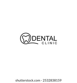 Logotipo dos dentes da ARTE DA LINHA; Logotipo dos dentes da marca do dente da carta moderno, único, simples e técnico para dentista, ortodônticos e marca da pasta de dente. Transmite serviços elegantes, decolados, estilosos e profissionais.