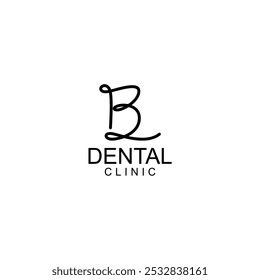 Logotipo dos dentes da ARTE DA LINHA; Logotipo dos dentes da marca do dente da carta moderno, único, simples e técnico para dentista, ortodônticos e marca da pasta de dente. Transmite serviços elegantes, decolados, estilosos e profissionais.