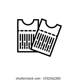 Icono de entrada de línea de arte. Pictograma de símbolo simple