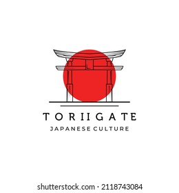 ilustración vectorial del logotipo del portón gráfico