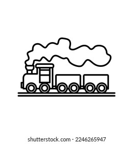 line art transportation vector design