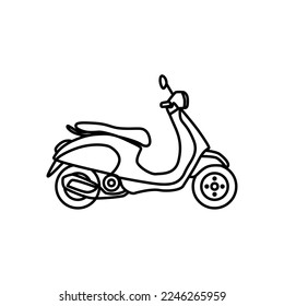 line art transportation vector design