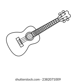 The Line Art of Ukulele