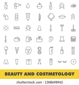 Line Art Vector Based Beauty and Cosmetology icons. Non-Outlined for your editing pleasure. Hope you enjoy!