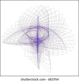 Line art vector drawing