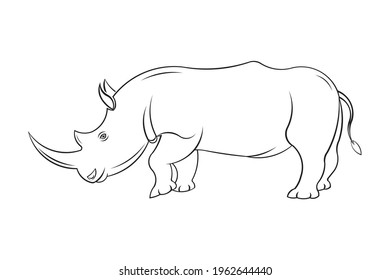 9,448 Black rhino vector Images, Stock Photos & Vectors | Shutterstock