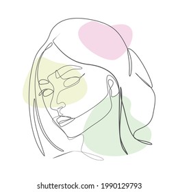 Line art vector with an elegant and minimalist style