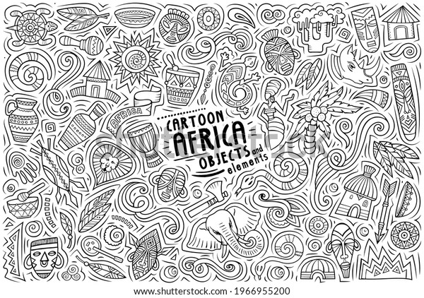 Line Art Vector Hand Drawn Doodle Stock Vector (Royalty Free ...