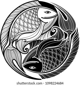 Line Art vector illustration design for pattern, tattoo, bag, cover, wall decoration, t-shirt and poster.