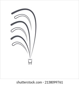 Line Art vector illustration. Icon design vector