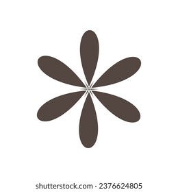 Line art vector isolated element in white background