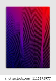 Line art vector minimalistic modern brochure design, cover template, geometric halftone gradient. For Banners, Placards, Posters, Flyers. Perfect and unlike, pattern texture.