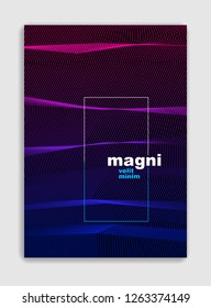 Line art vector minimalistic modern brochure design, cover template, geometric halftone gradient. For Banners, Placards, Posters, Flyers. Perfect and unlike, pattern texture.