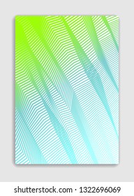 Line art vector minimalistic modern brochure design, cover template, geometric halftone gradient. For Banners, Placards, Posters, Flyers. Perfect and unlike, pattern texture.