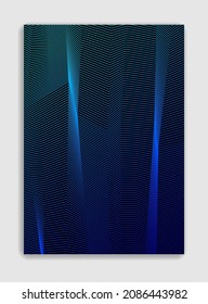 Line art vector minimalistic modern brochure design, cover template, geometric halftone gradient. For Banners, Placards, Posters, Flyers. Perfect and unlike, pattern texture.
