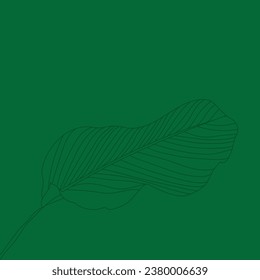 Line art vector art of nature