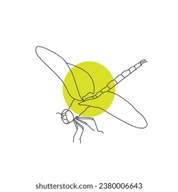 Line art vector art of nature