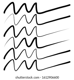 Line art, vector, line pen