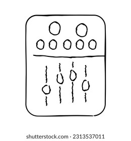 Line art vector of podcast icons set. techy line icons. Podcast poster elements