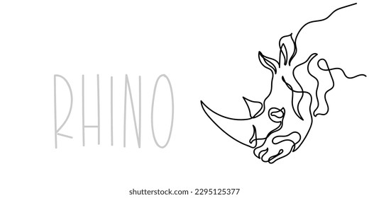 line art vector of Rhinosaurus. Save Rhinos. 