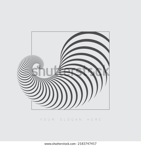 Line Art Vector Shape Design Stock Vector (Royalty Free) 2183747457 ...