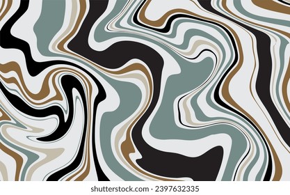 line art vector, simple coloring and shape resembling cafe latte waves