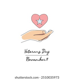 line art of Veterans Day good for Veterans Day celebrate. line art.
