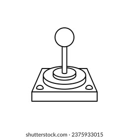 The Line Art of Vintage Game Controller